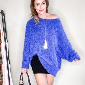 Fuzzy Batwing Wide Neck Sweater Size 3XL ✨NWT